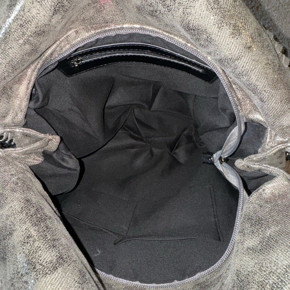 Stylish Metallic Chain-Trimmed Women's Bag - Picture 7 of 7